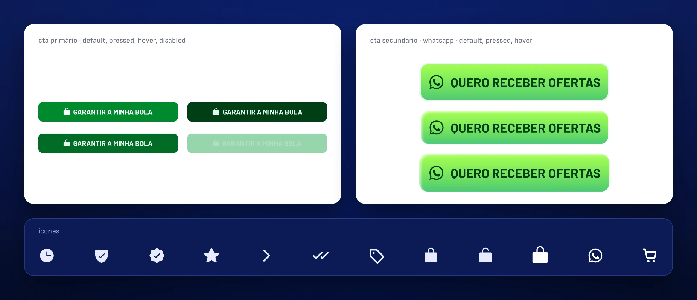componentes e estados · mobile e desktop