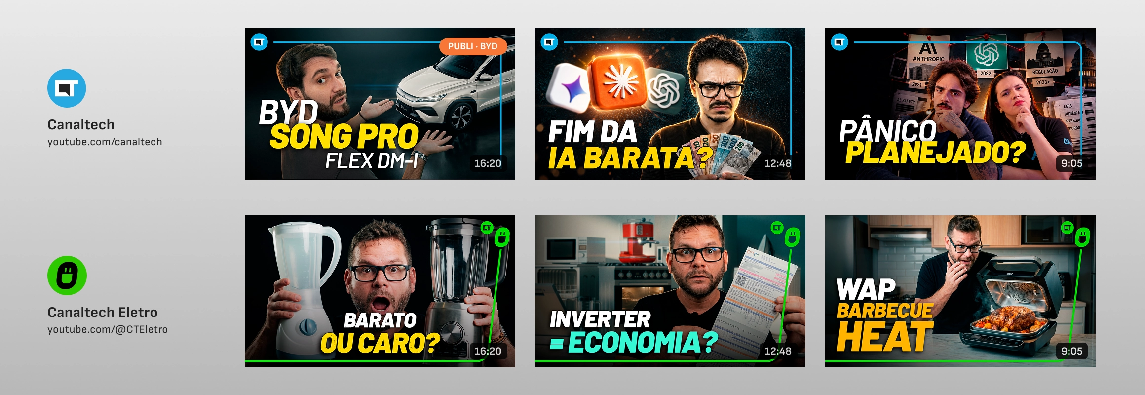 the six published thumbnails